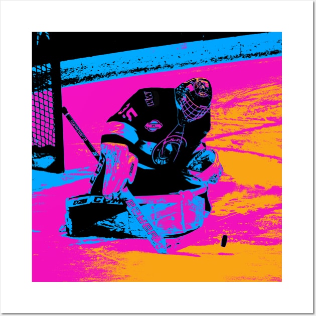 And the Puck Stops Here! - Hockey Goalie Wall Art by Highseller